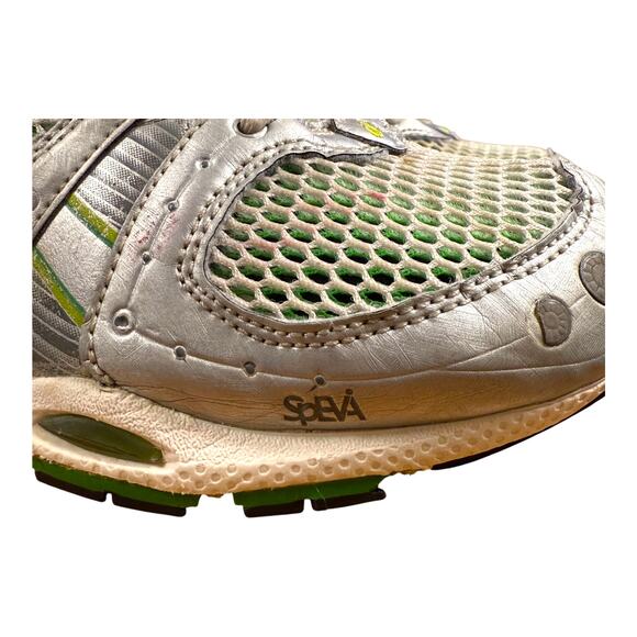 ASICS Gel Nimbus Women's 9 Sneaker Silver Lime Green Running Shoes F360705 - Picture 9 of 14